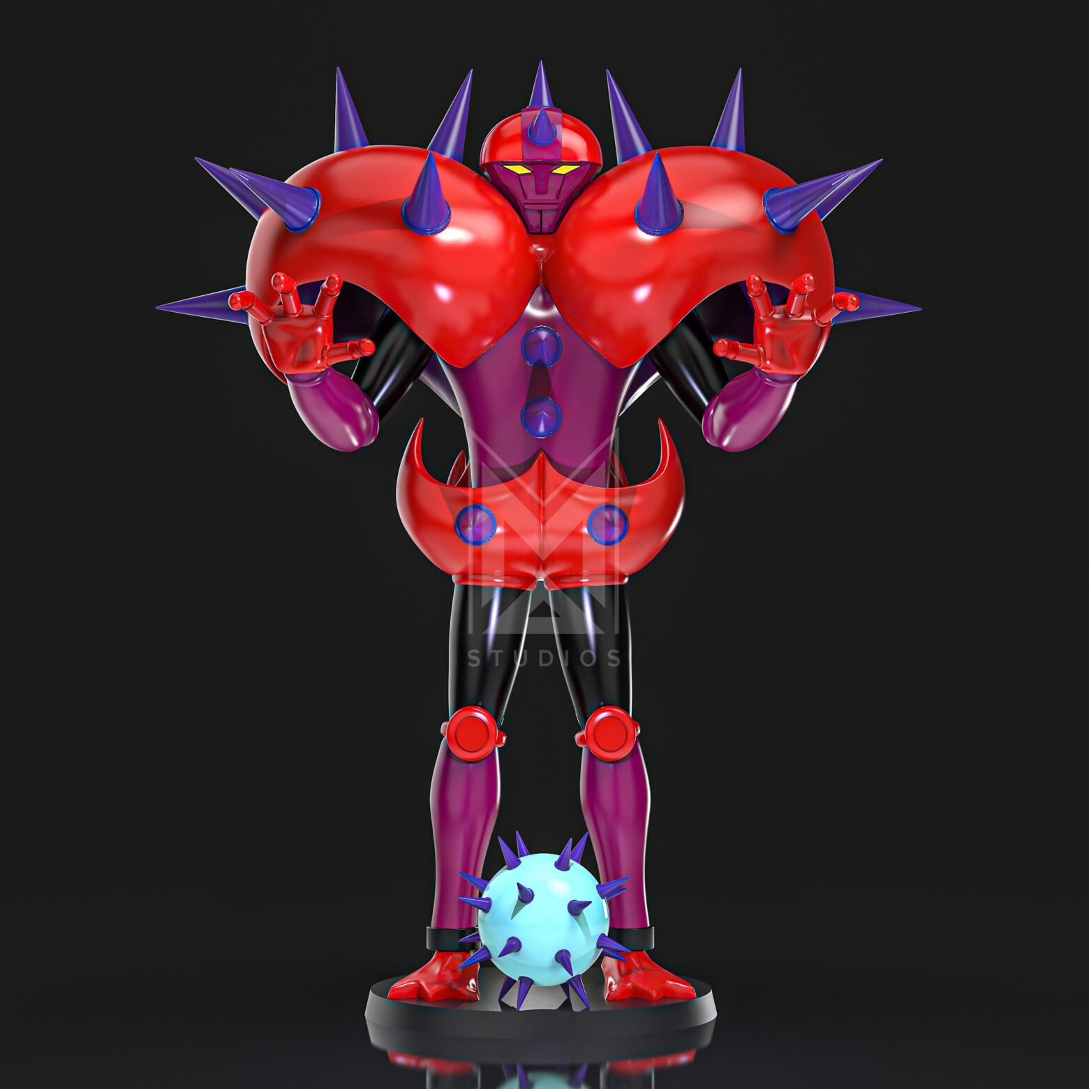 Balanger M2 3d model mazinger z