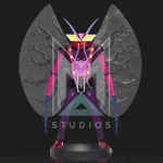 Megaron P1 P2 P3 model 3d mazinger z