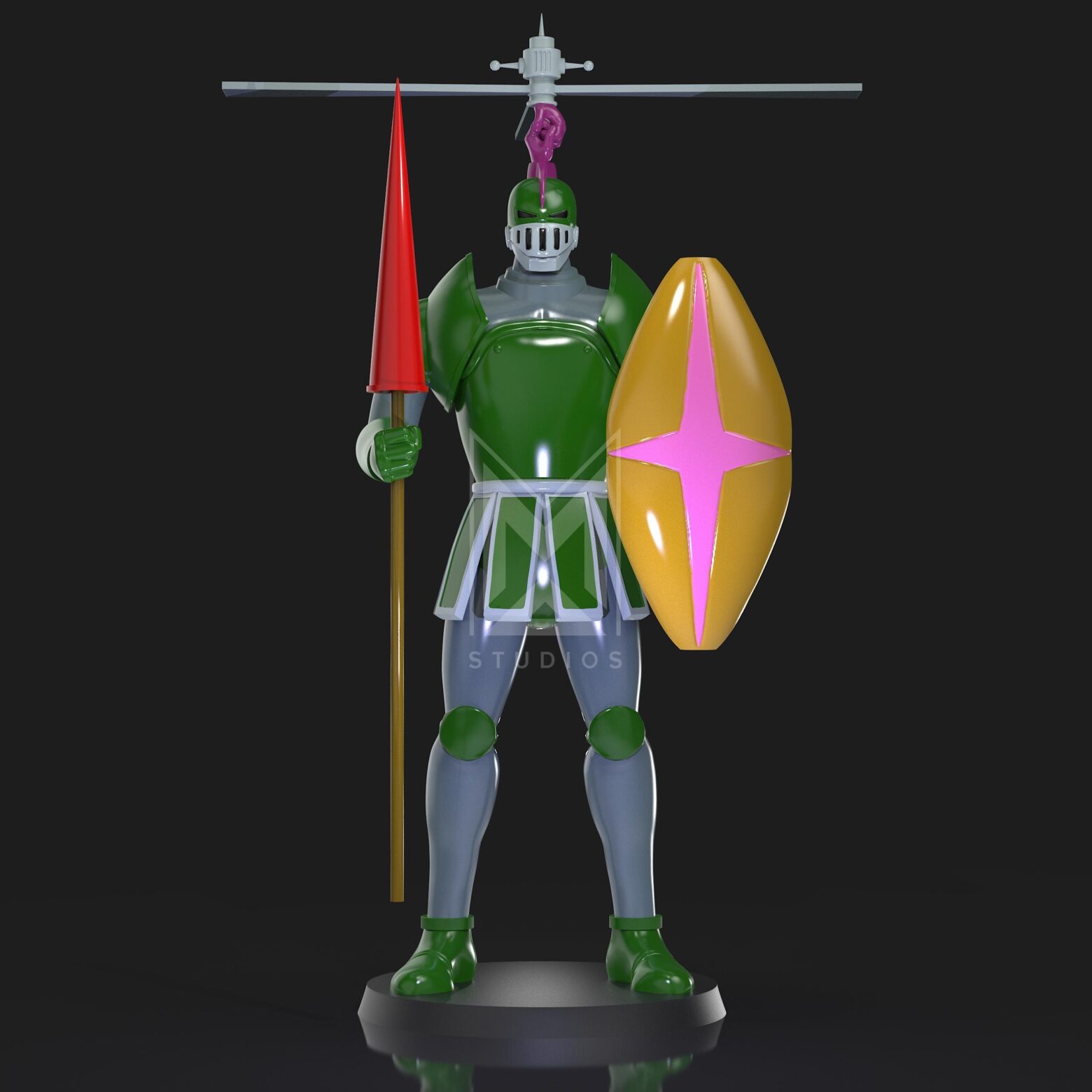 Gyron J1 Jairon 3d model mazinger z