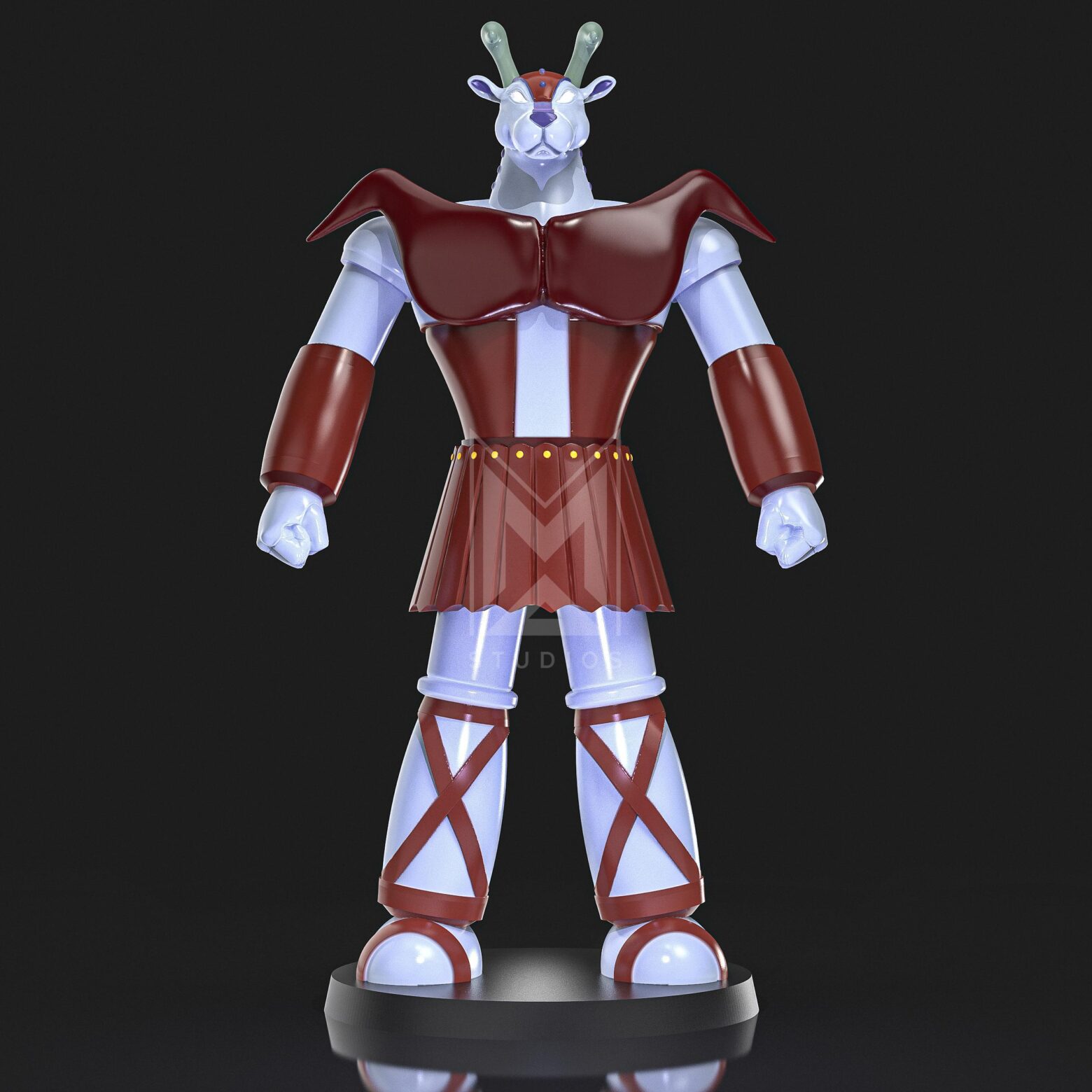 Minos M7 3d model mazinger z