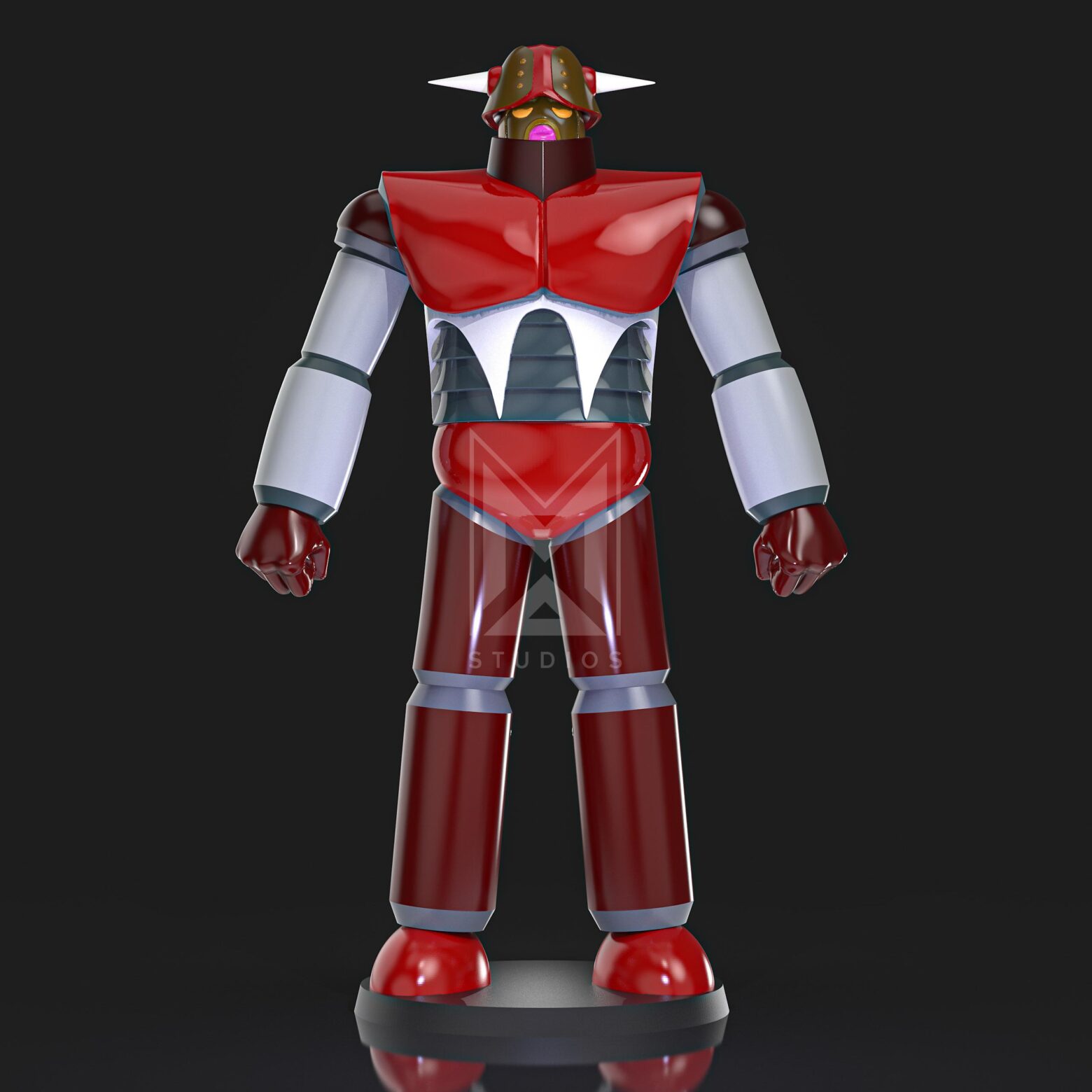 Balmos Q7 3d model mazinger z
