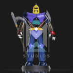 Nitan Q3 3d model mazinger z