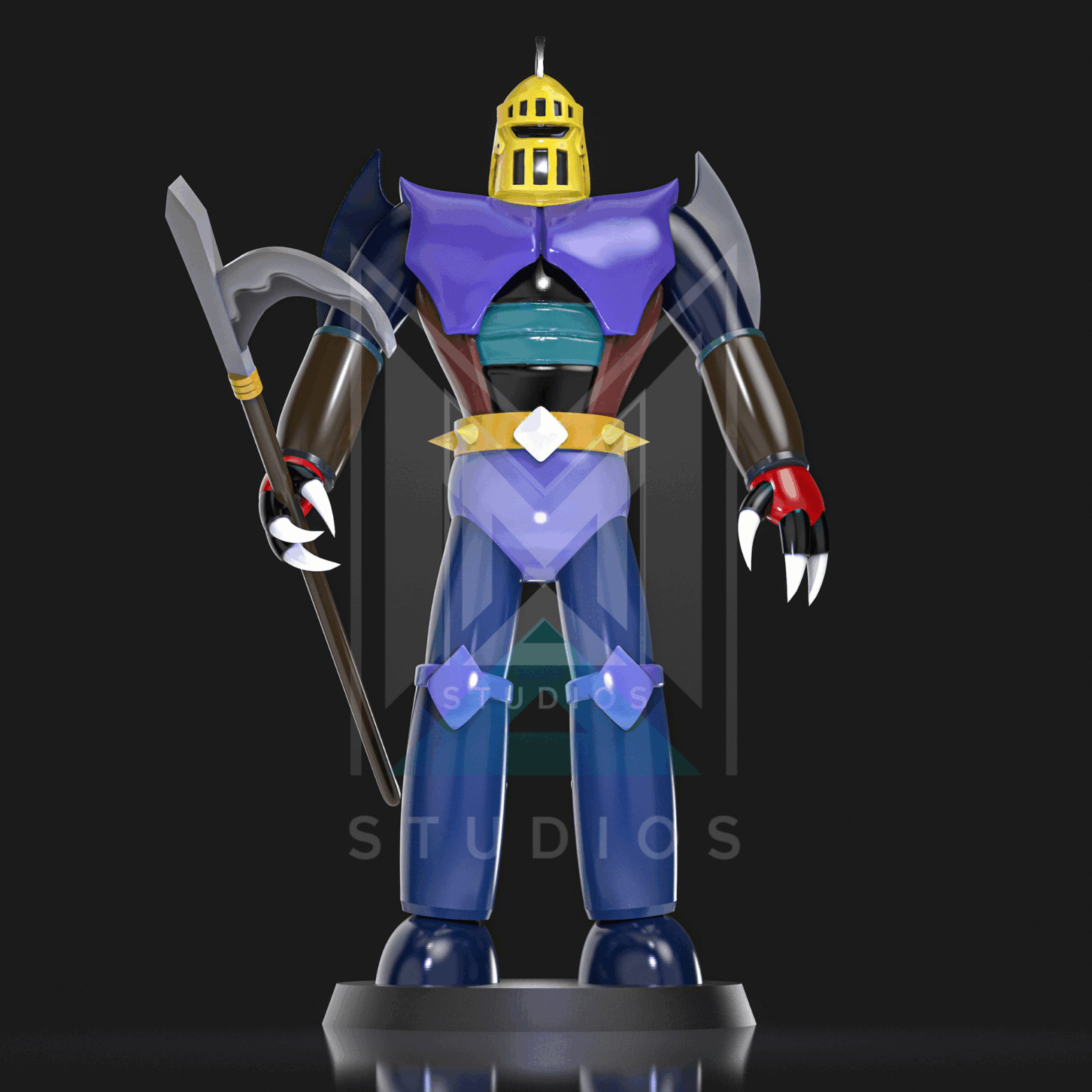 Nitan Q3 3d model mazinger z