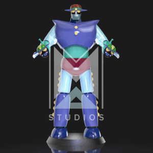 Marion P3 3d model mazinger z