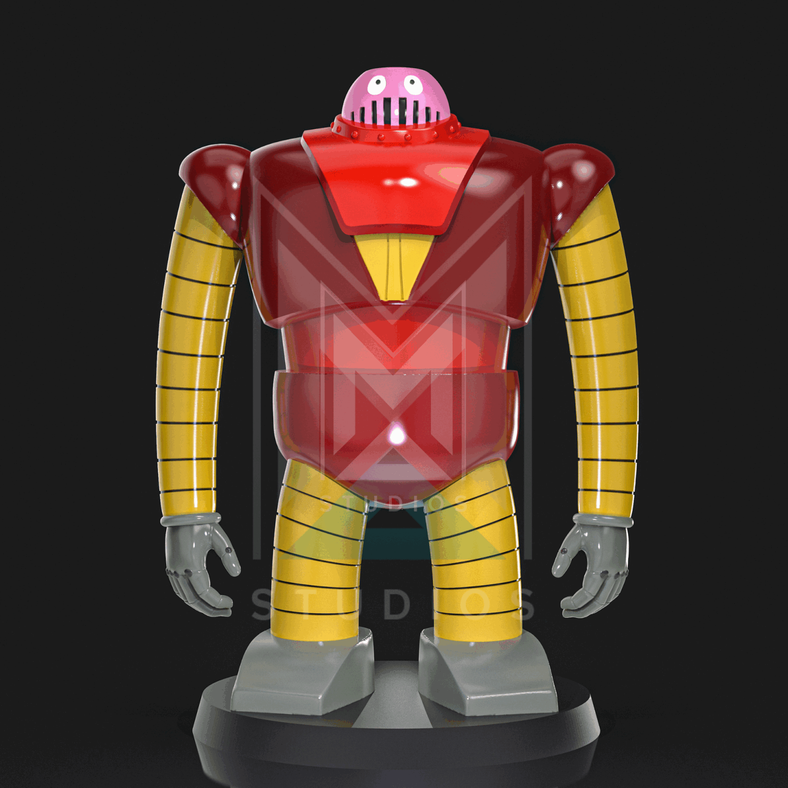 Robot Boss Borot 3d model mazinger z
