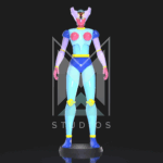 Diana A 3d model mazinger z