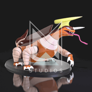 Deltan V8 3d model mazinger z