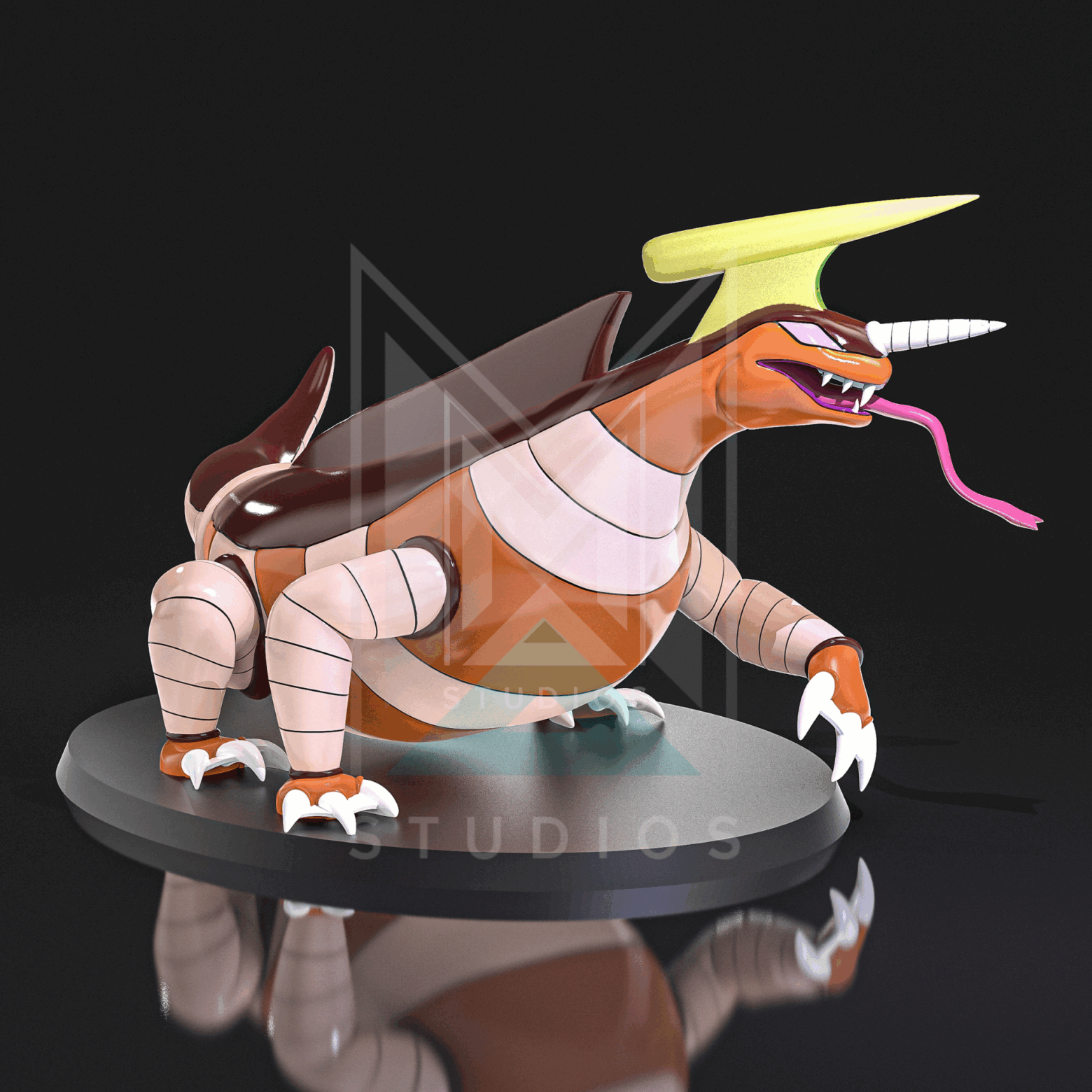 Deltan V8 3d model mazinger z