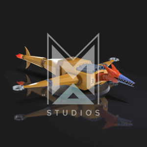 Gilania b5 3d model mazinger z