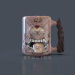 Ryomen Sukuna Cup Yuji Itadori Mug 3d model jujutsu kaisen