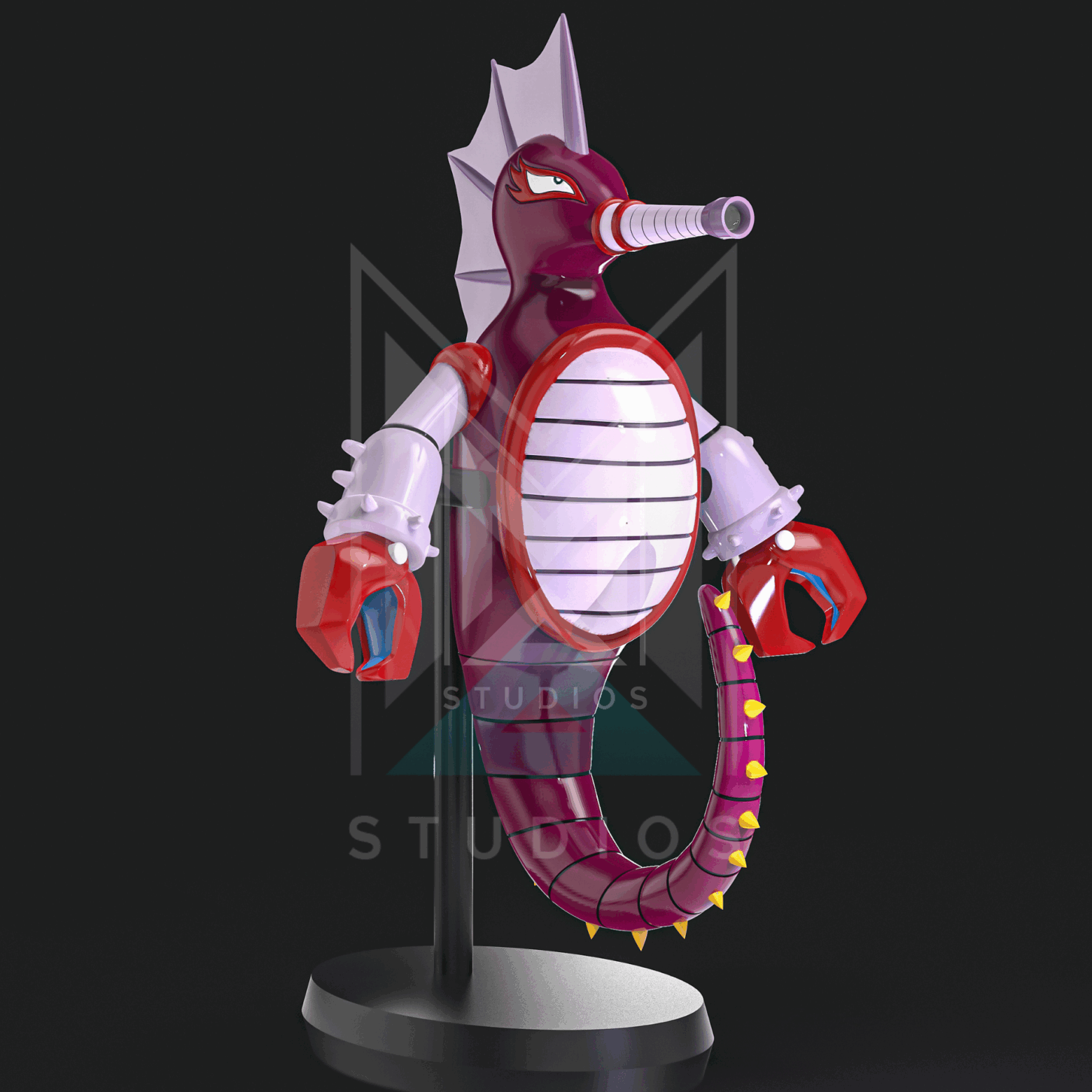 Poses OII 3d model mazinger z