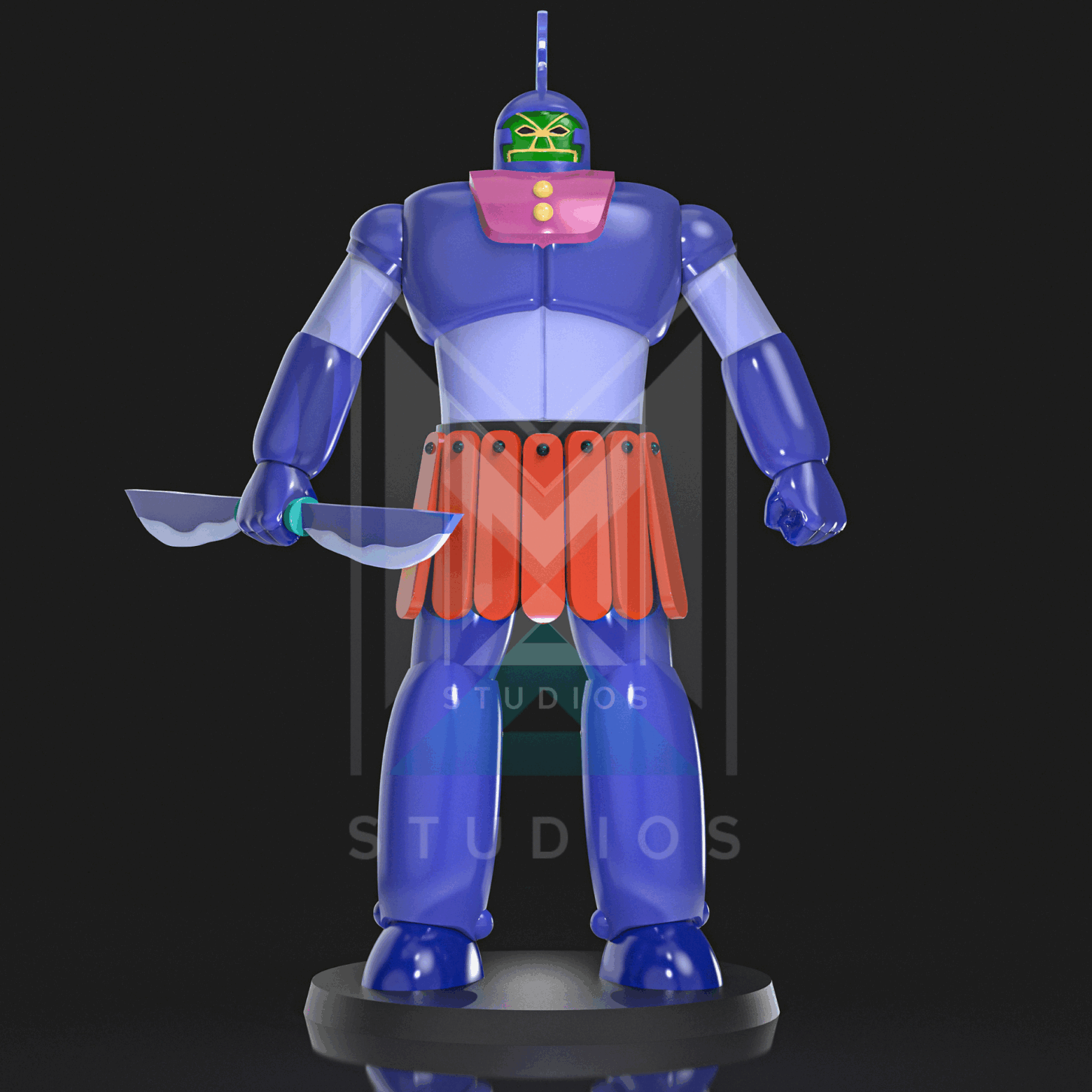 Greeks ΨII 3d model mazinger z