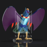 Hawk Y2 3d model mazinger z