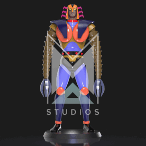 Blaster A7 3d model mazinger z