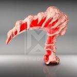 weapon Gyutaro cosplay Scythe kimetsu no yaiba demon slayer 3d model