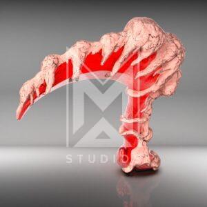 weapon Gyutaro cosplay Scythe kimetsu no yaiba demon slayer 3d model