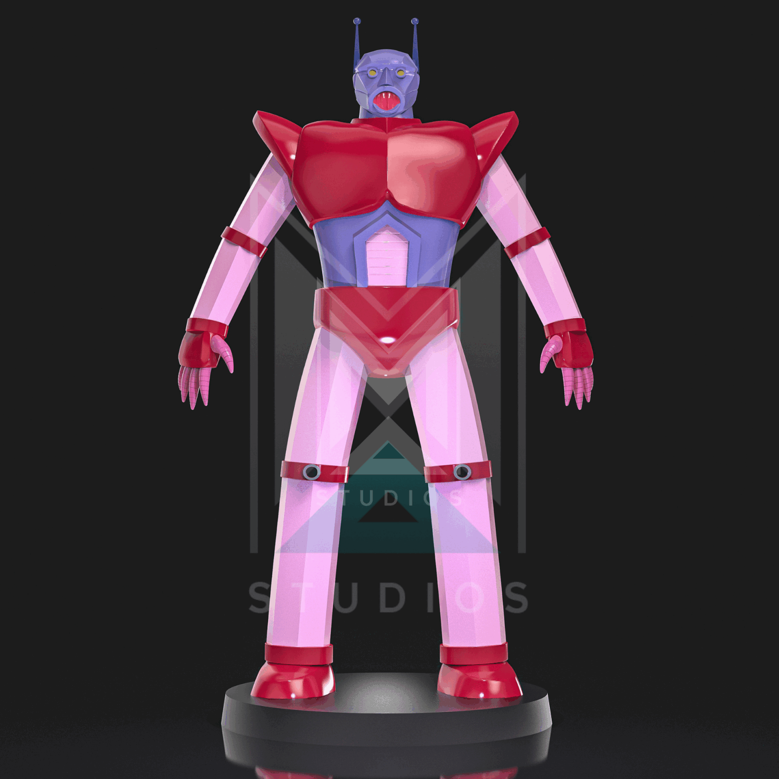 Geokeen K2 3d model mazinger z