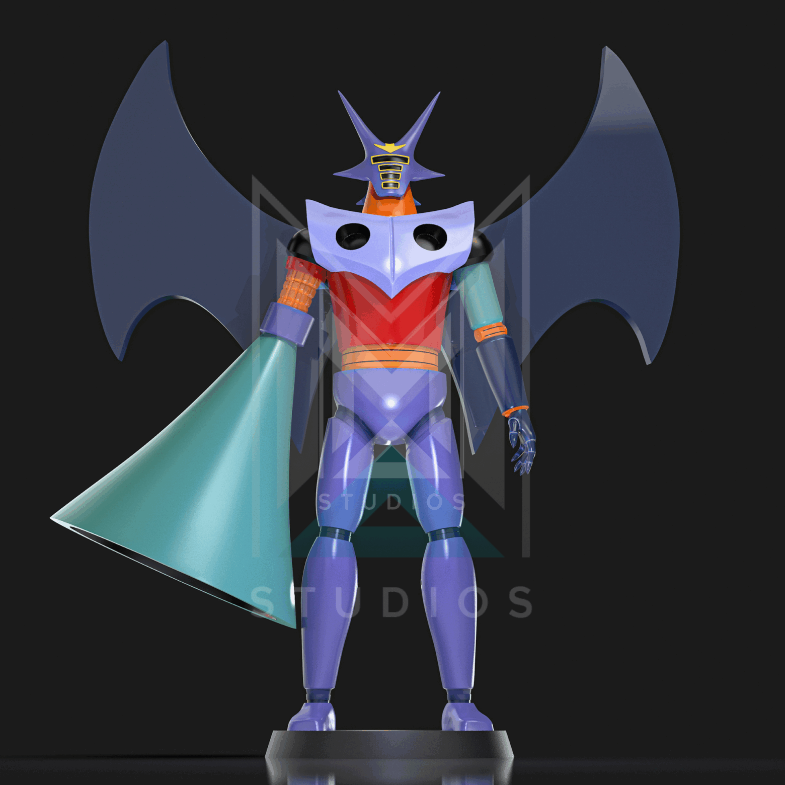 Klasbas P9 Krabas 3d model mazinger z