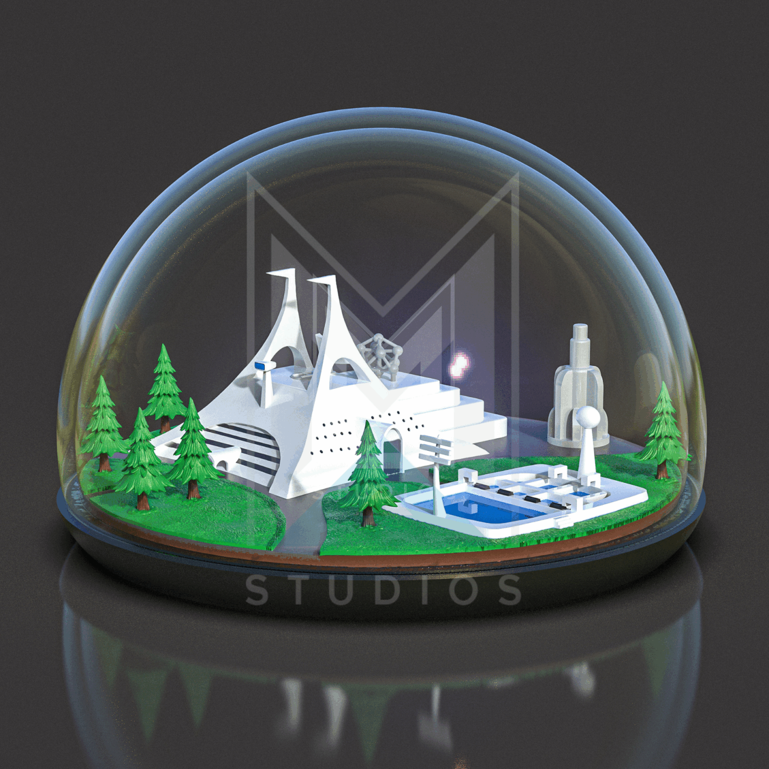 Photon Power Lab 3d model mazinger z