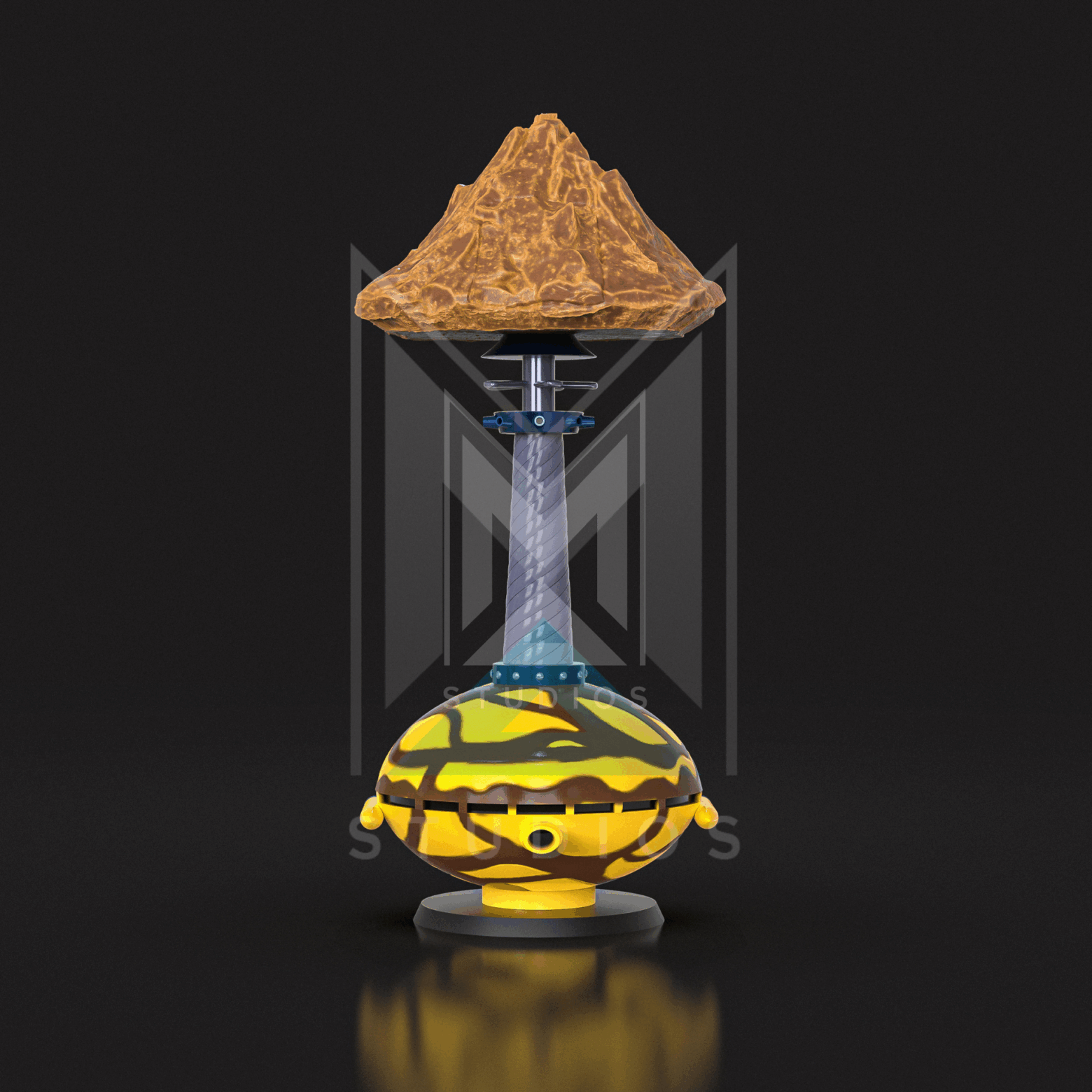 Underwater Fortress Sarud Saluud 3d model mazinger z