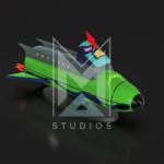 Underwater Fortress Bood 3d model mazinger z