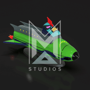 Underwater Fortress Bood 3d model mazinger z