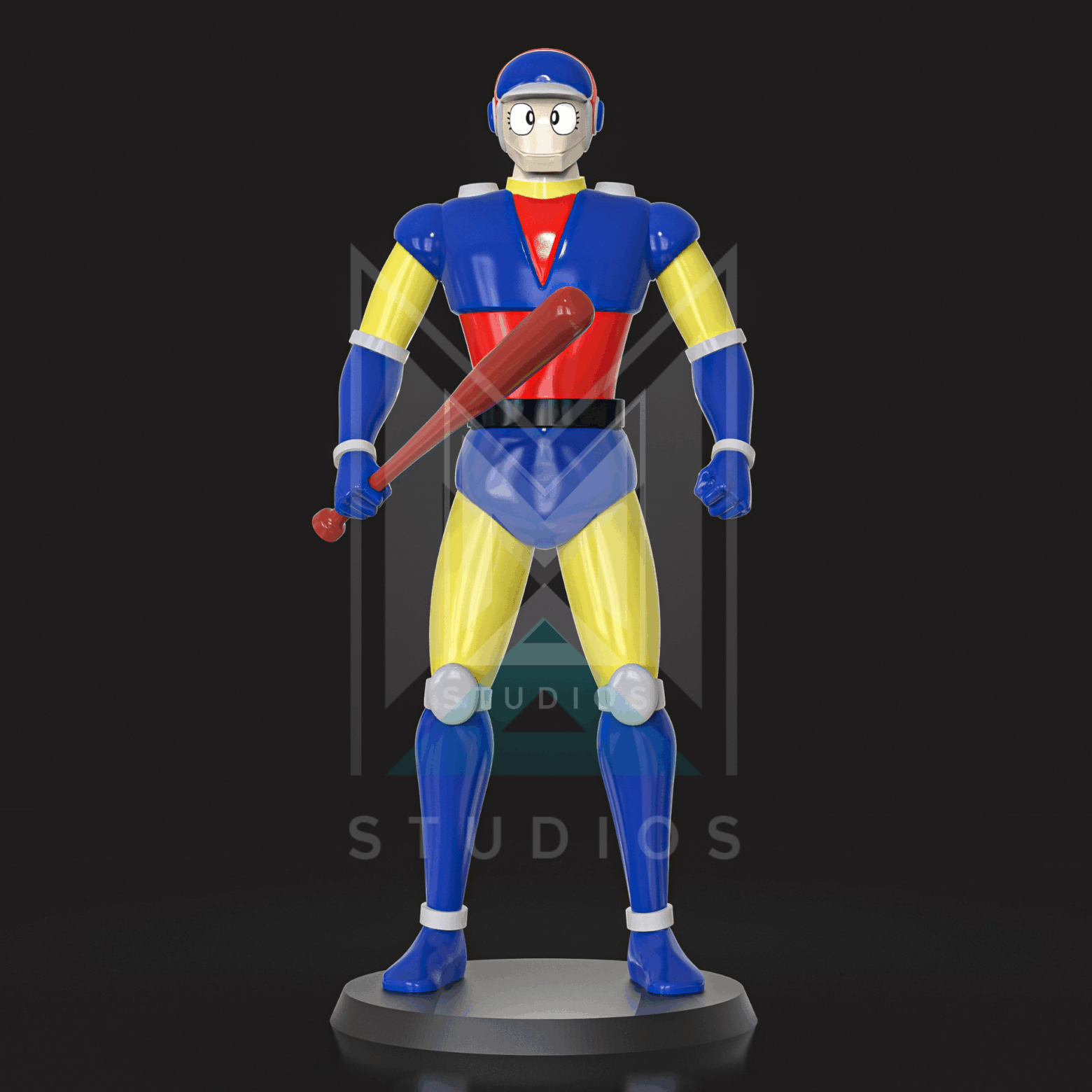 Robot junior great mazinger 3d model