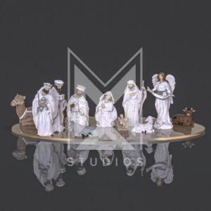 Complete Pack Birth Christmas Manger 3d model stl