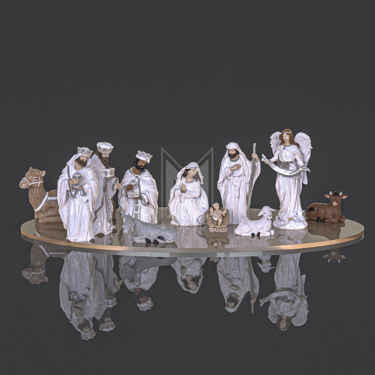 Complete Pack Birth Christmas Manger 3d model stl