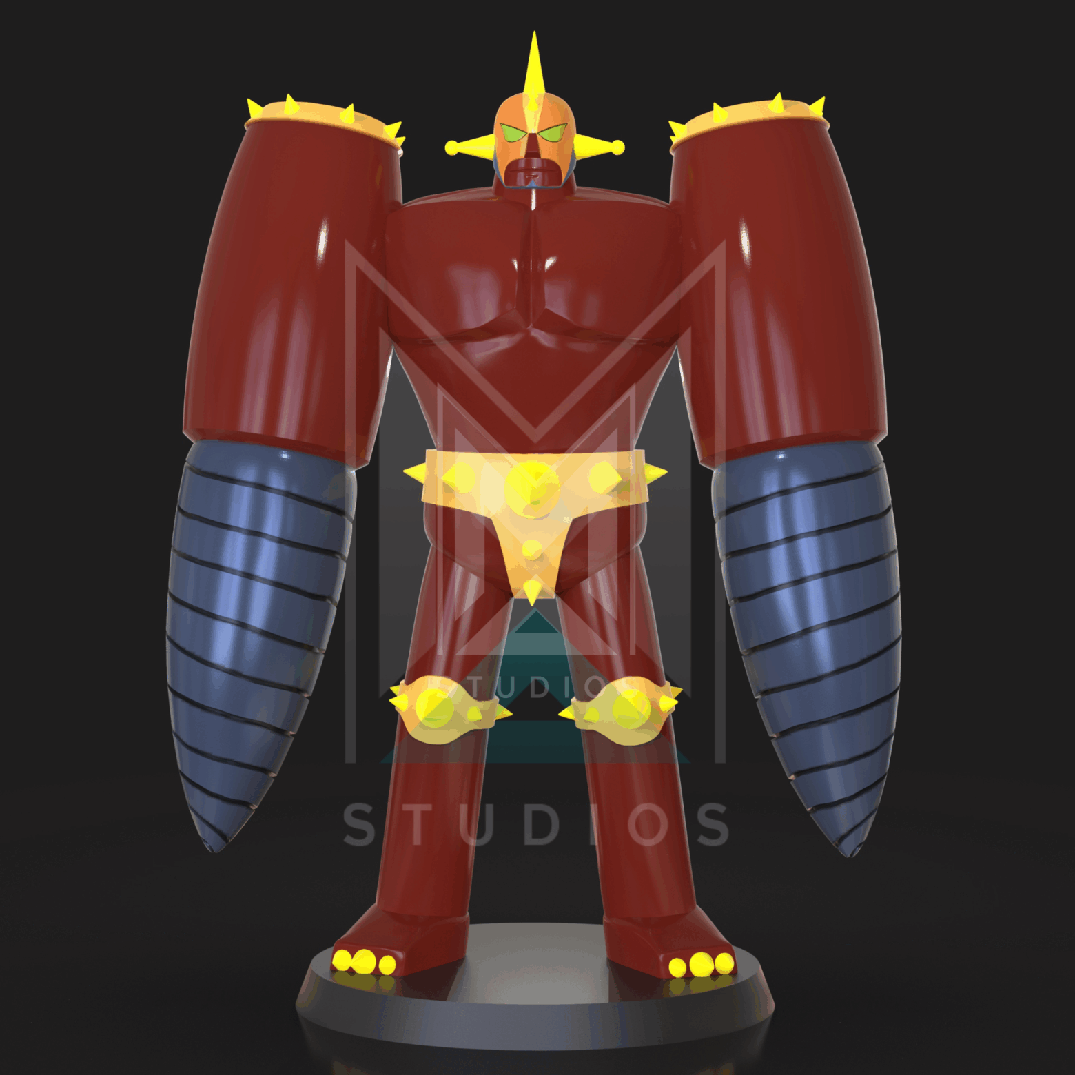 Mantes K9 3d model stl mazinger Z vs Devilman
