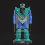 First Episode R 3d model mazinger z