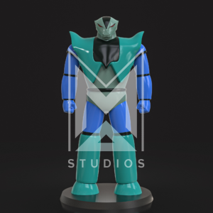 First Episode R 3d model mazinger z