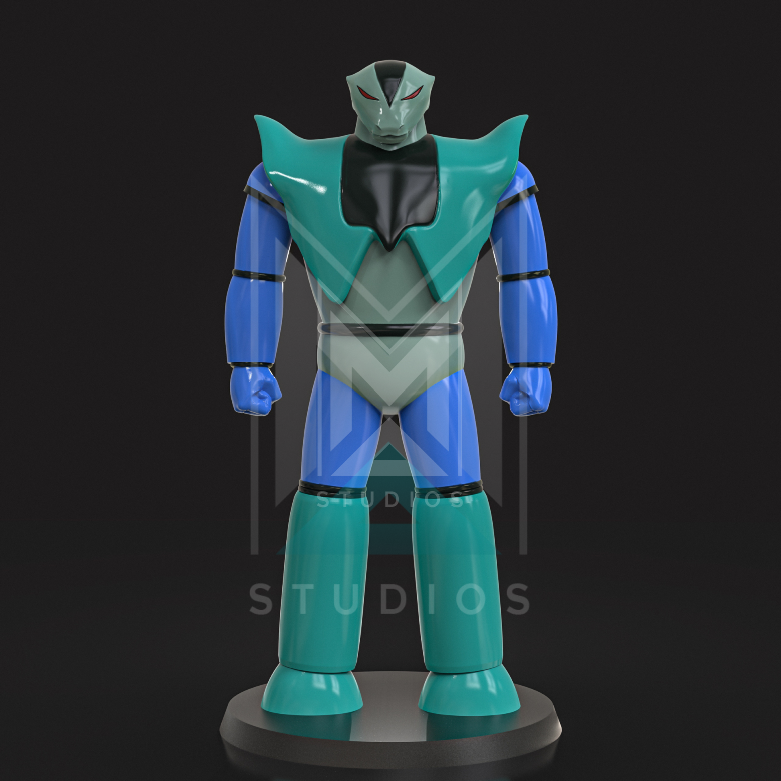 First Episode R 3d model mazinger z