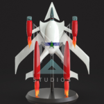 HeadHawk M3 3d model mazinger z