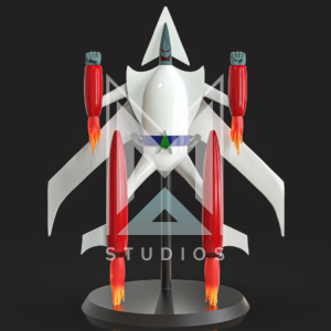 HeadHawk M3 3d model mazinger z