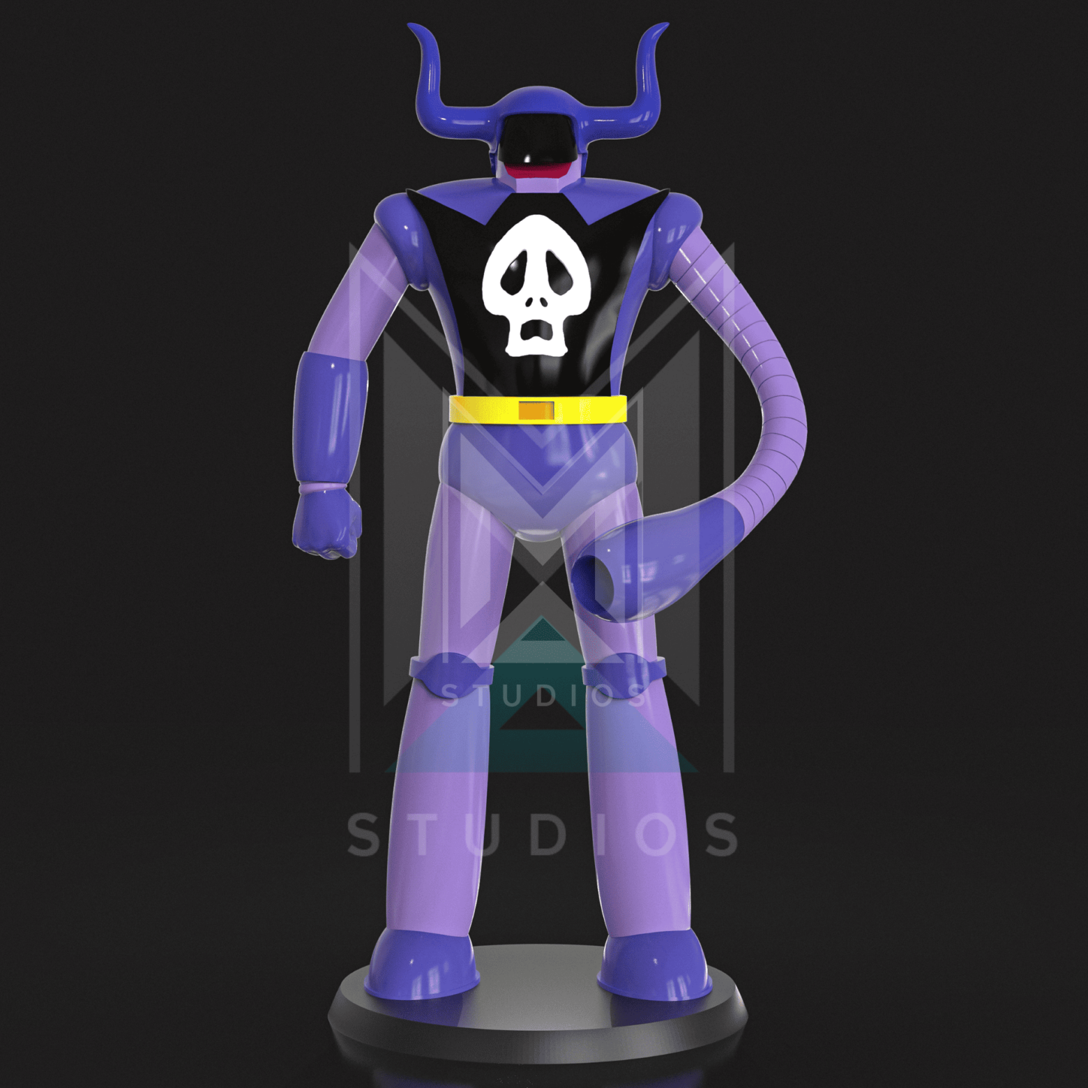 Magdus J3 3d model mazinger z