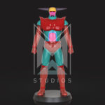 First Episode L 3d model mazinger z