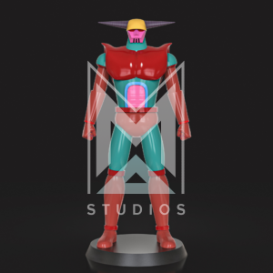 First Episode L 3d model mazinger z