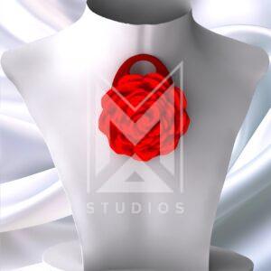 Flower pendant 3d model stl