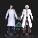 Kenzo Kabuto y Juzo Kabuto Mazinger Z 3D model print STL