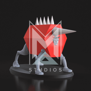 Toros D7 3d model mazinger z