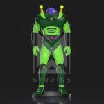 Elkines K2 3d model mazinger z stl