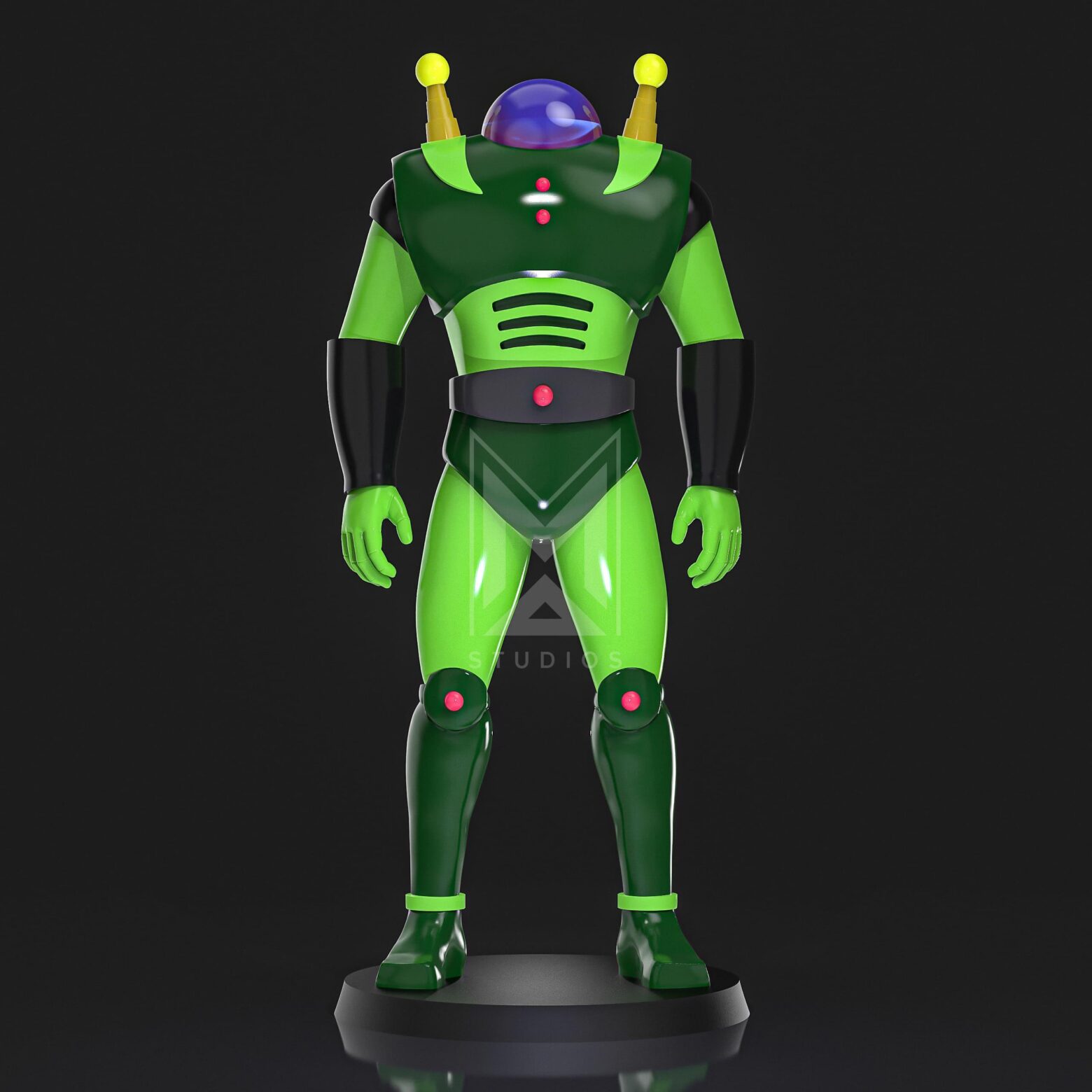 Elkines K2 3d model mazinger z stl