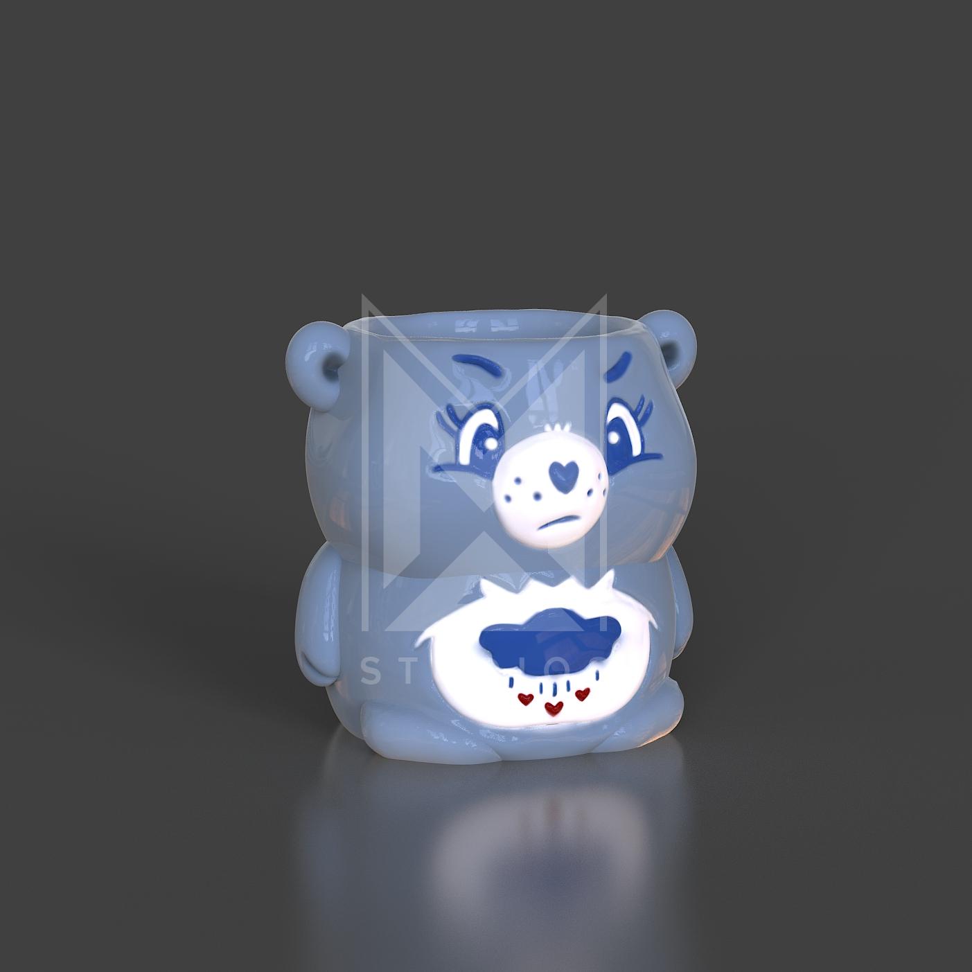 Cup Grumpy care Bear mug 3d model stl
