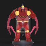 Barbados F7 3d model mazinger z stl