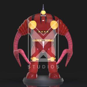 Barbados F7 3d model mazinger z stl