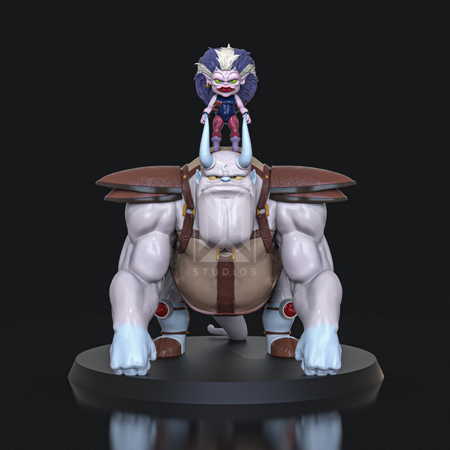 Amok y Luna ThunderCats 3d model stl