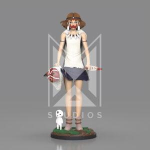 Mononoke Princess 3d model stl