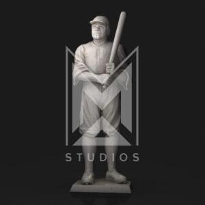 Babe Ruth 3d model stl baseball