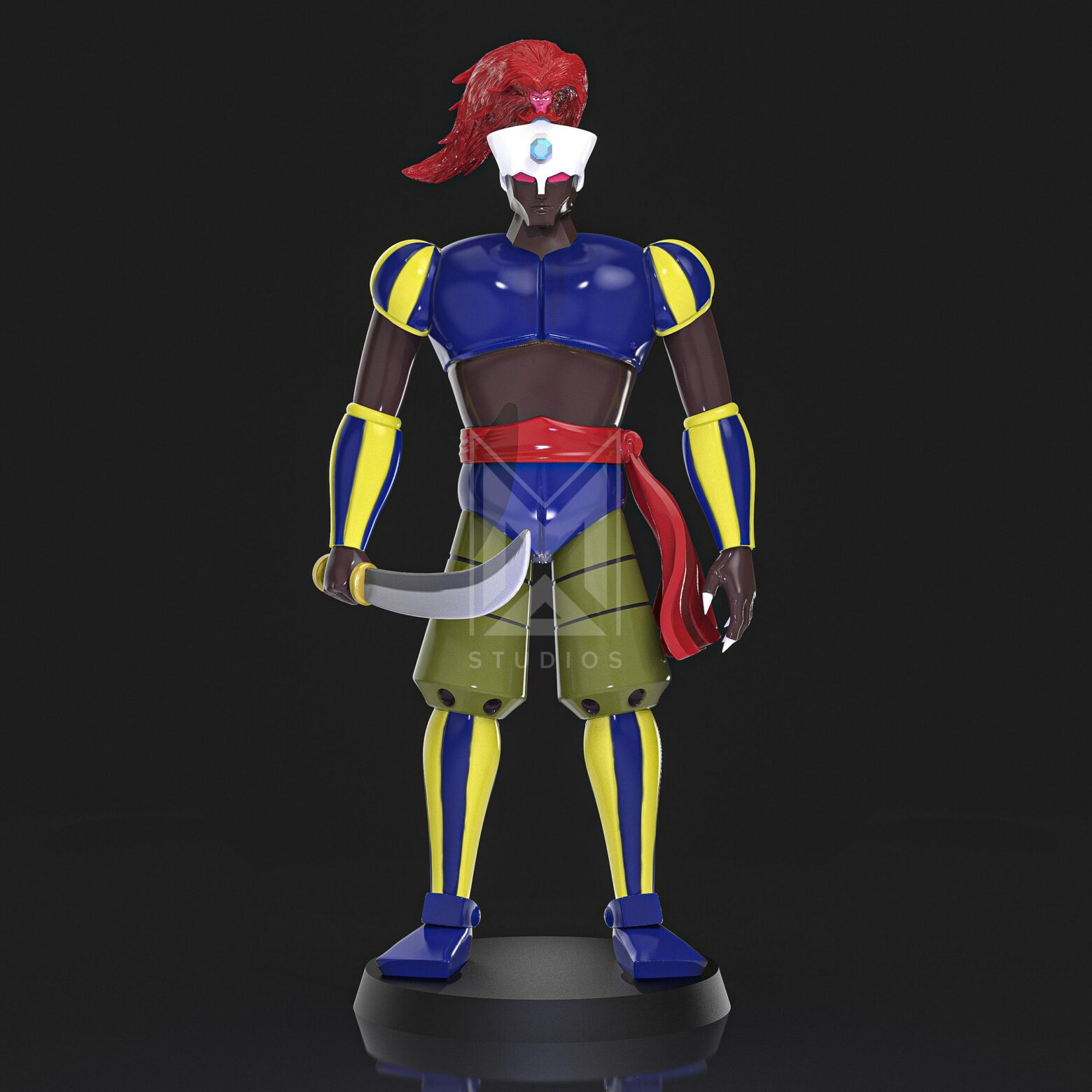 Barman Mazinger Z vs General Darkness 3d model stl